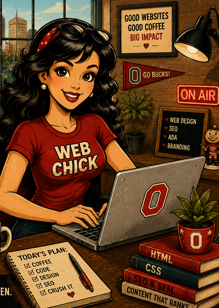 Web Chick — custom ADA-compliant web design in Central Ohio