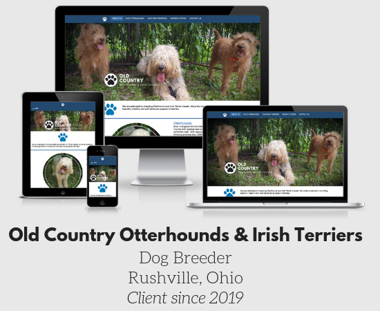 breeder of Otterhounds and Irish Terriers